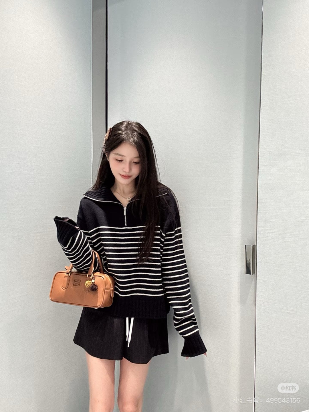 Miu 25fw knitted sweater