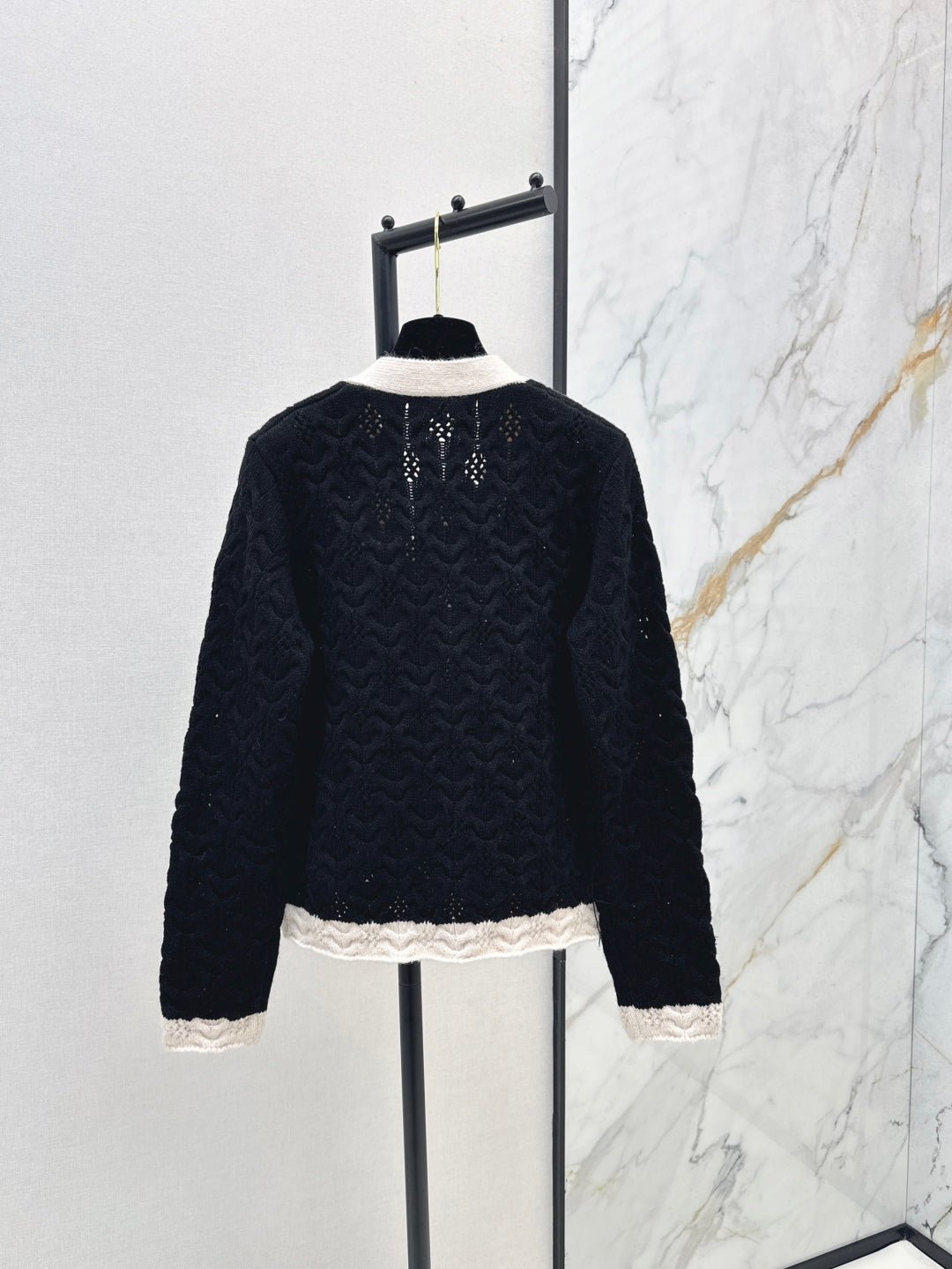 Chan25fw knitted cardigan