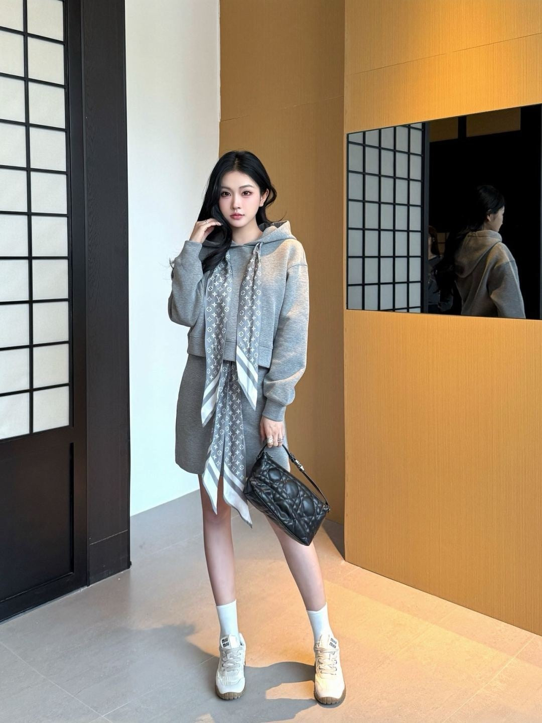 Louis 25fw hoodie suit