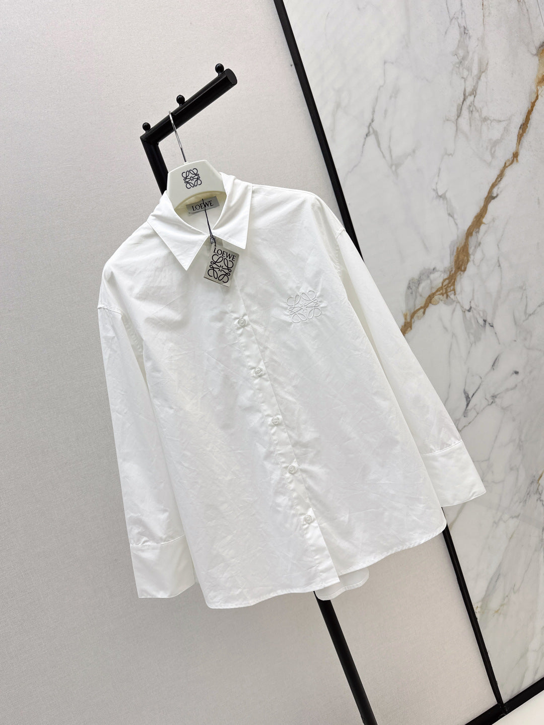 Loe 25ss embroidered shirt