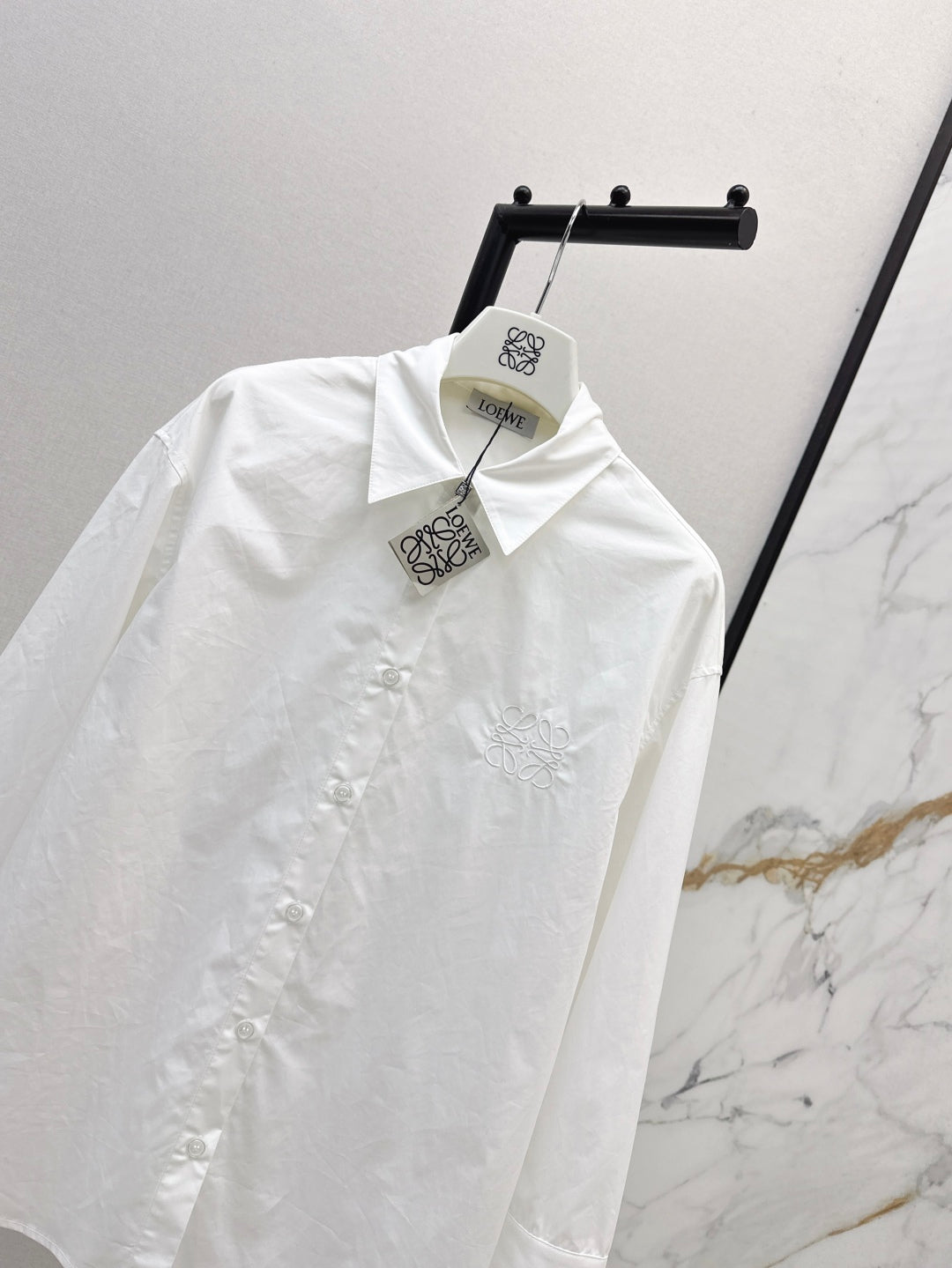 Loe 25ss embroidered shirt