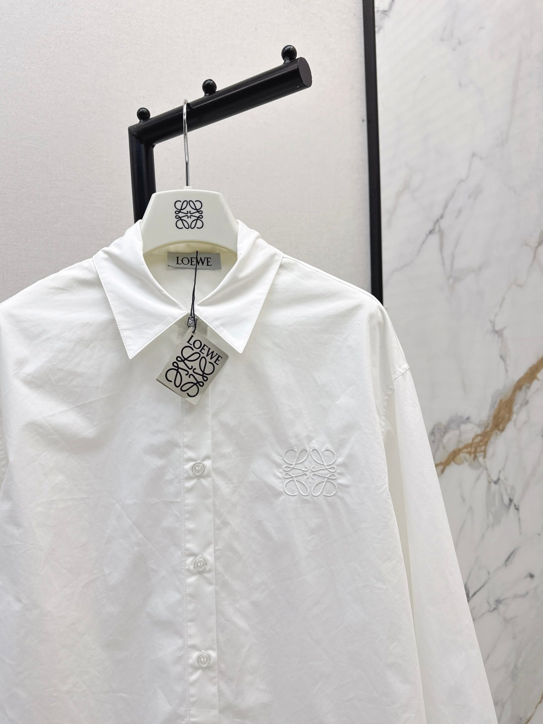 Loe 25ss embroidered shirt