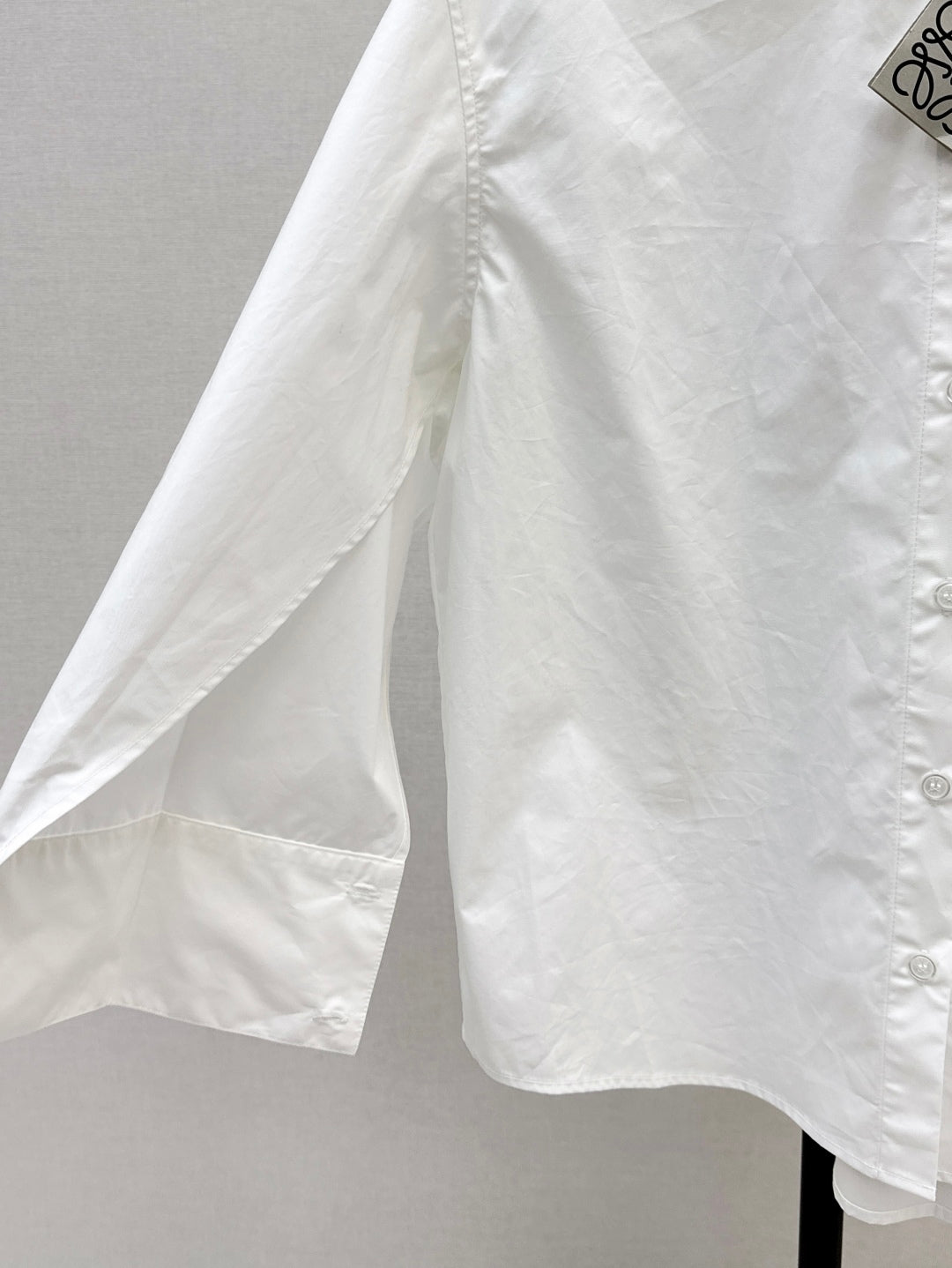 Loe 25ss embroidered shirt
