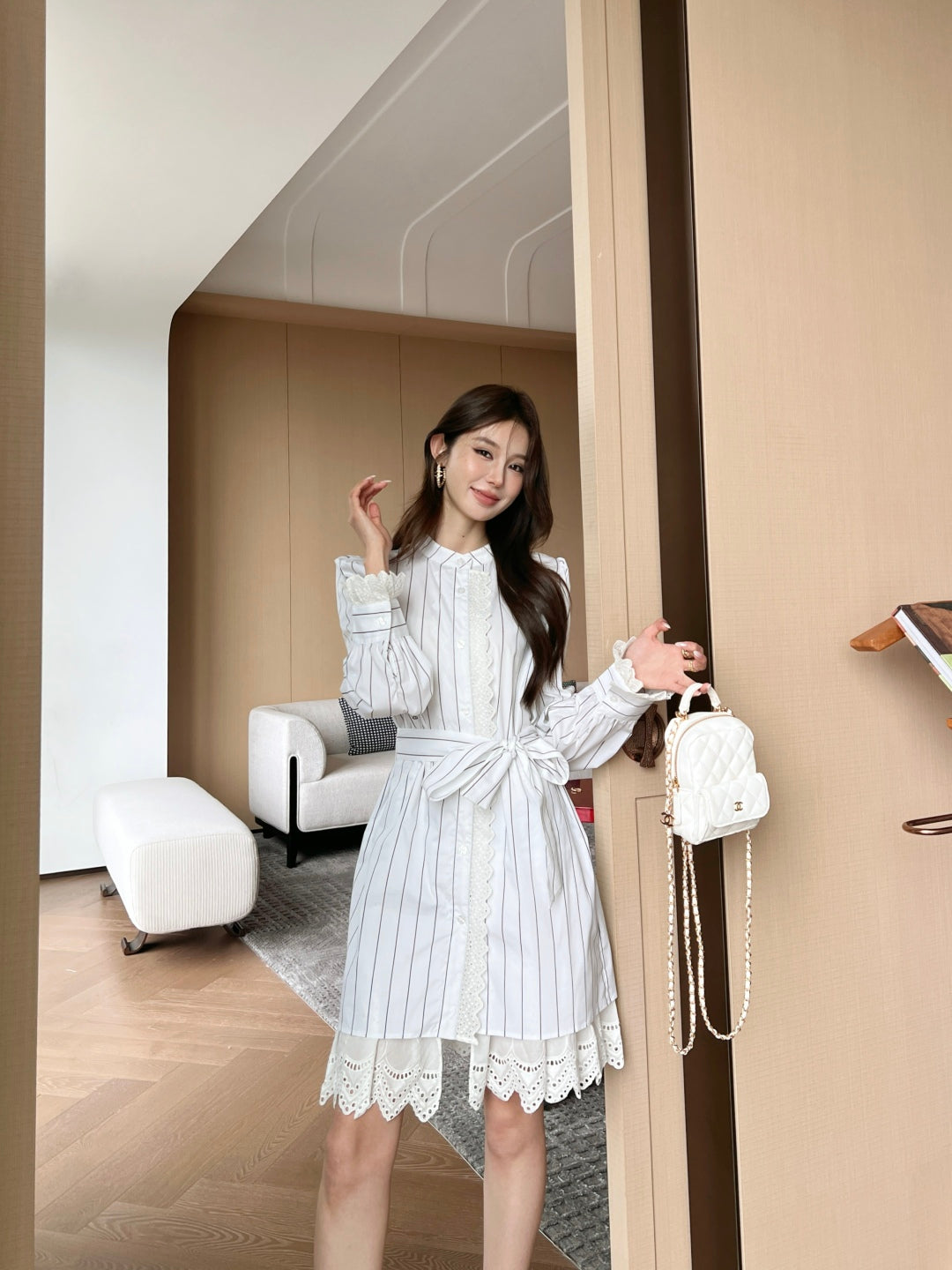 CD 25fw embroidered dress