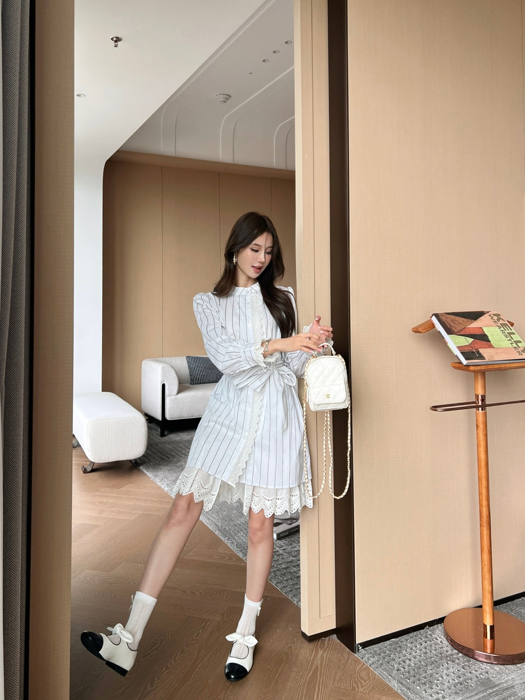CD 25fw embroidered dress