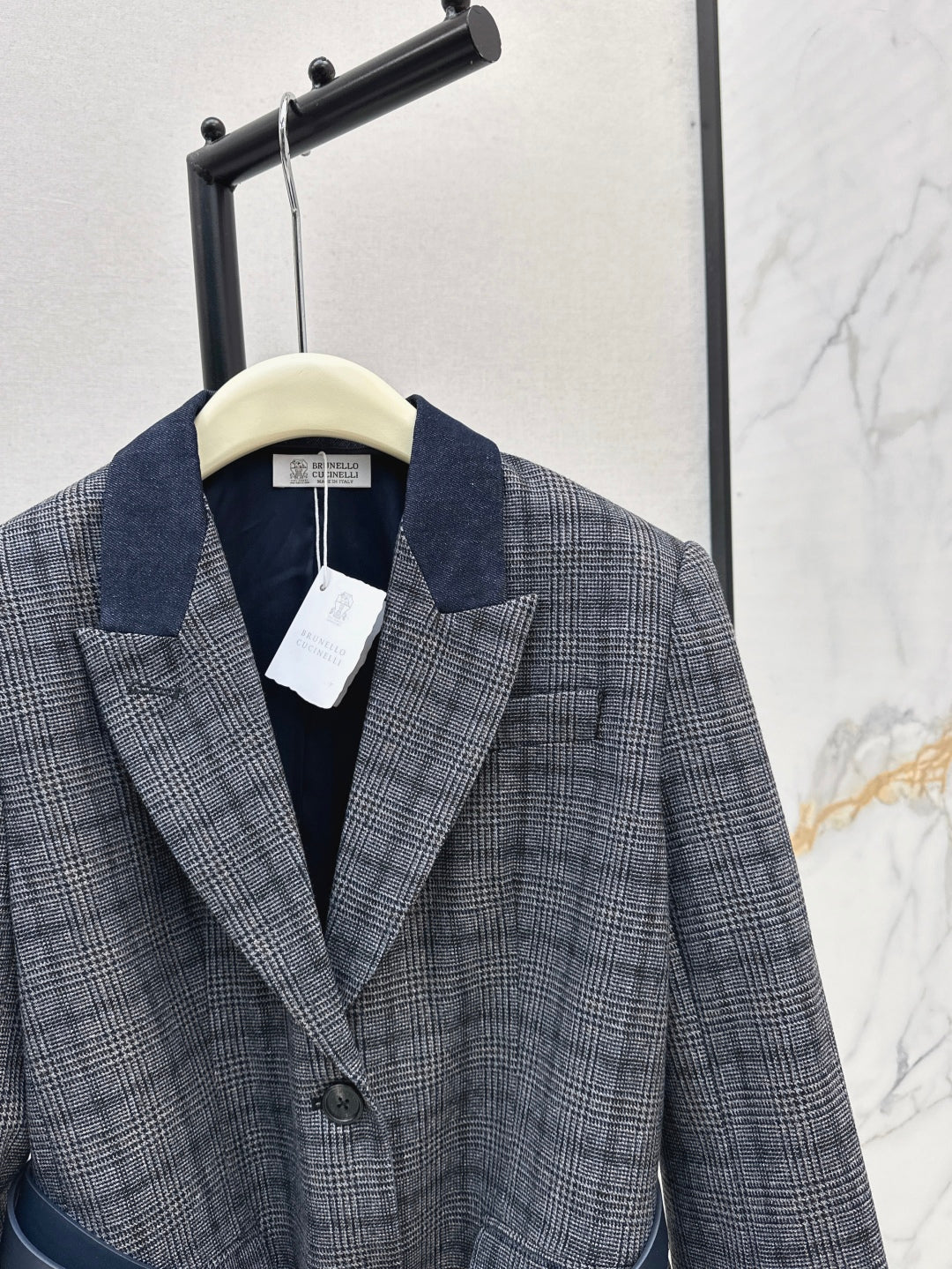 Brune 25fw plaid blazer