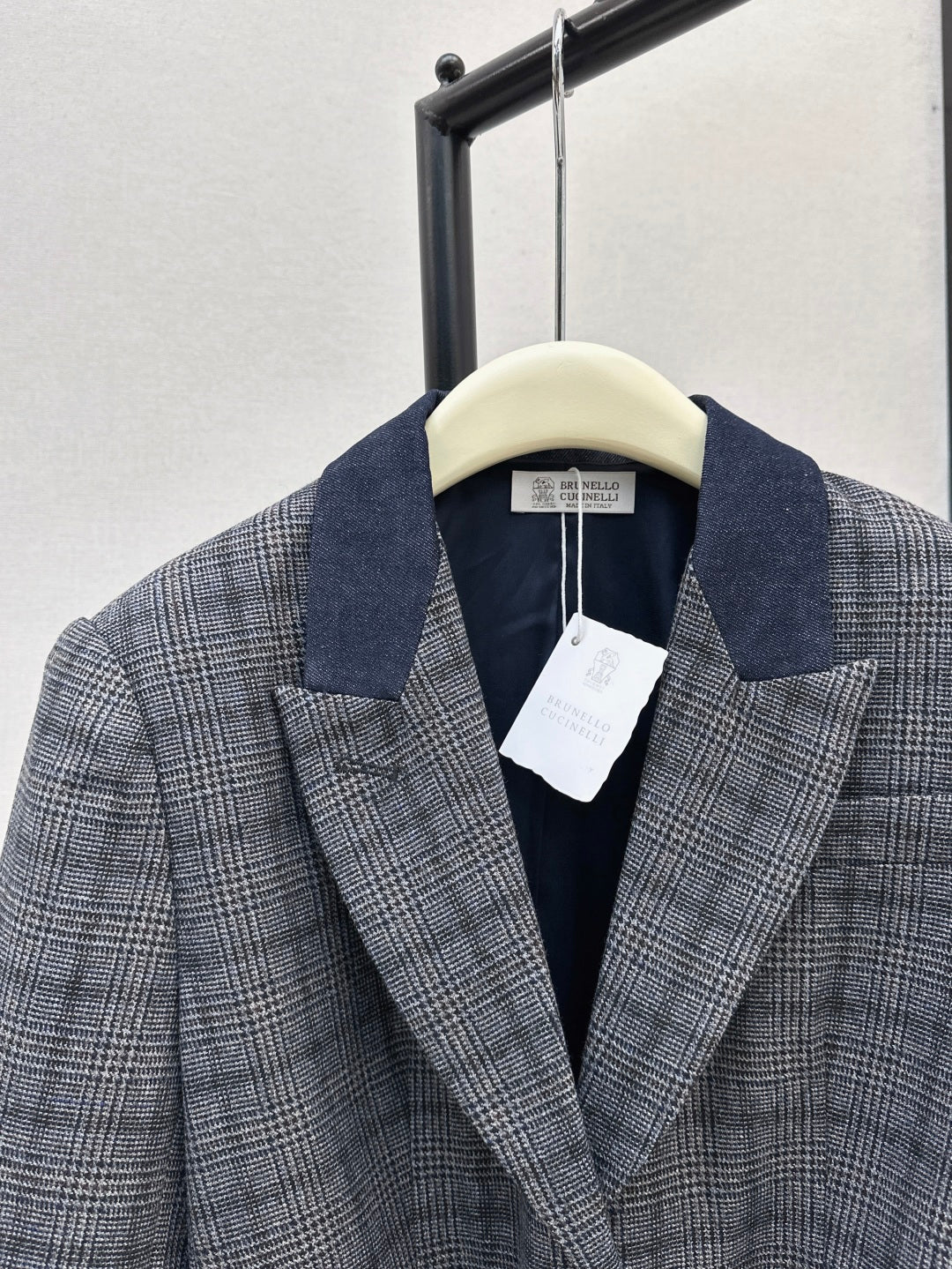 Brune 25fw plaid blazer