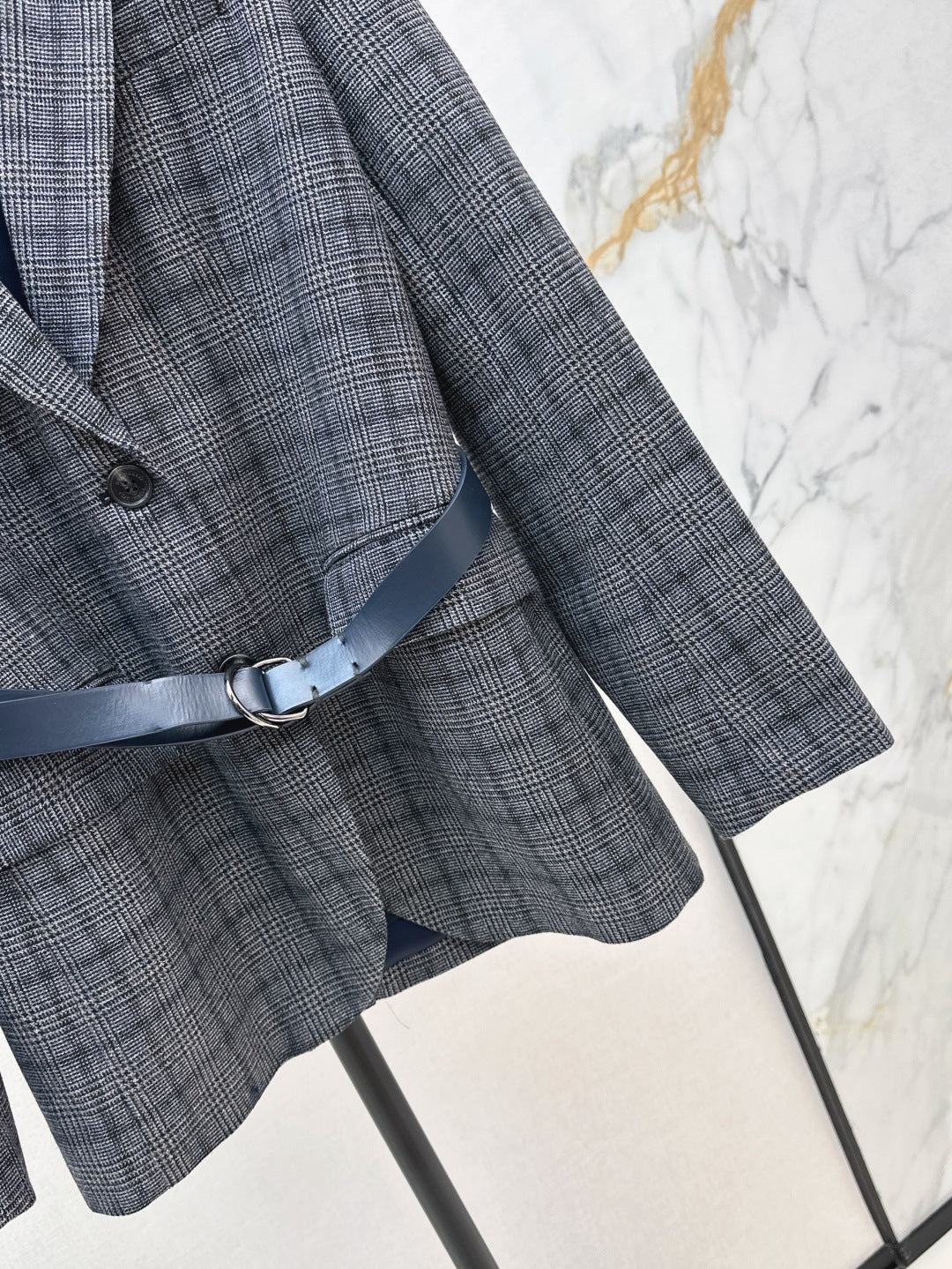 Brune 25fw plaid blazer