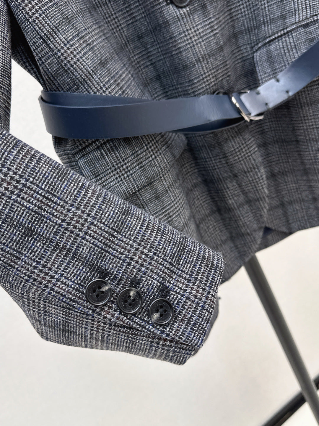 Brune 25fw plaid blazer