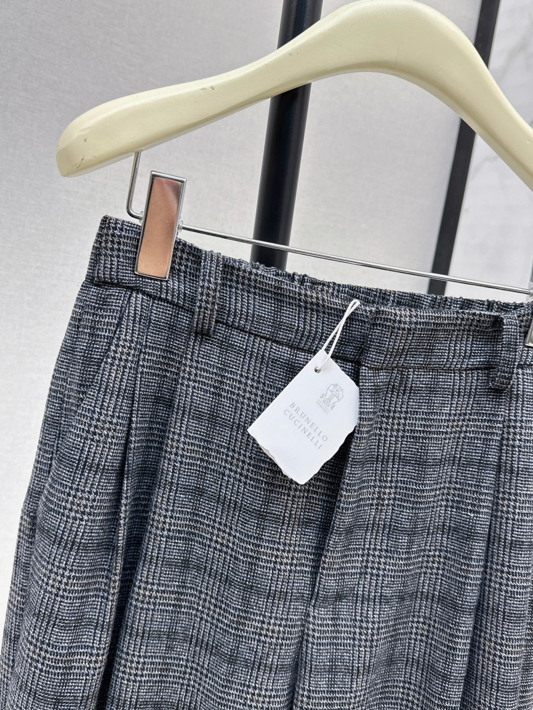 Brune 25fw plaid pants