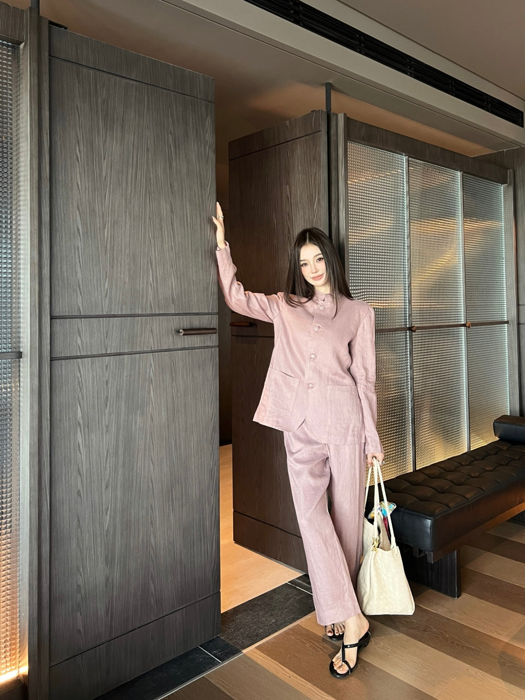 Loro 25fw linen pants