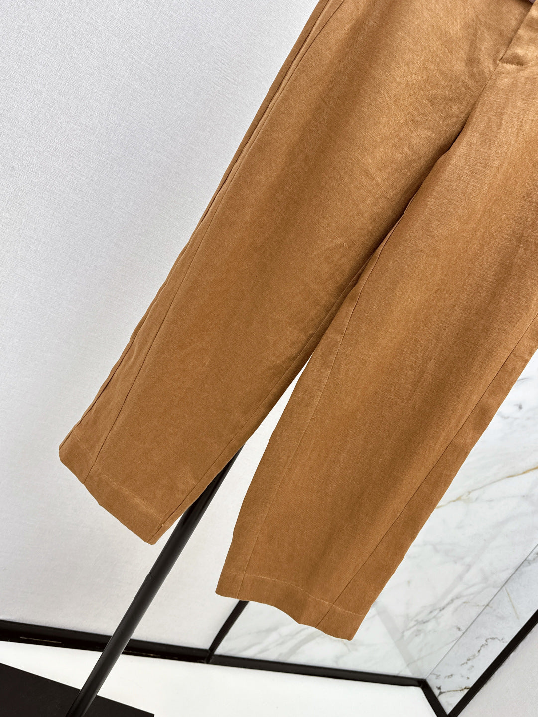 Loro 25fw linen pants
