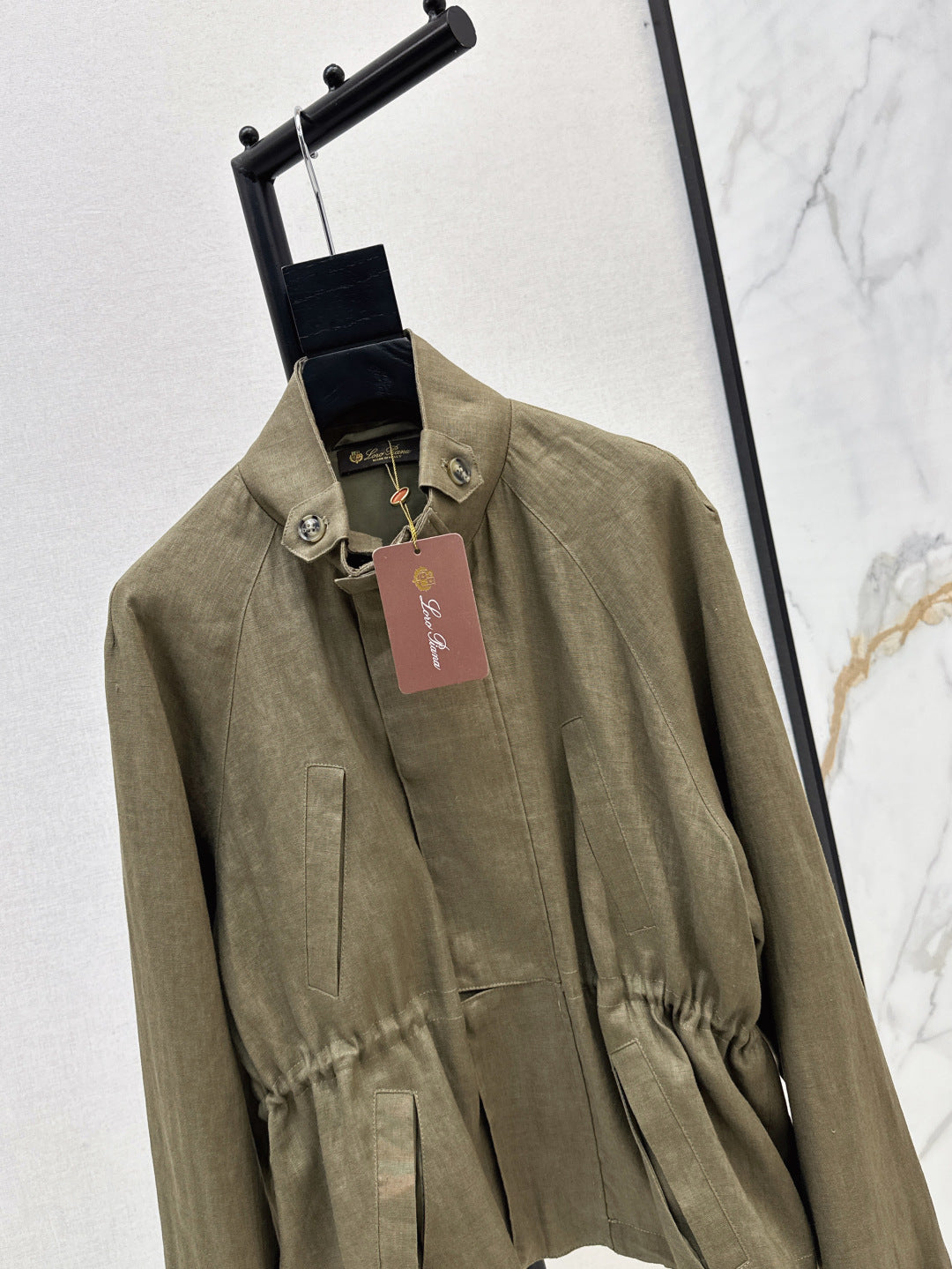 Loro 25fw drawstring jacket