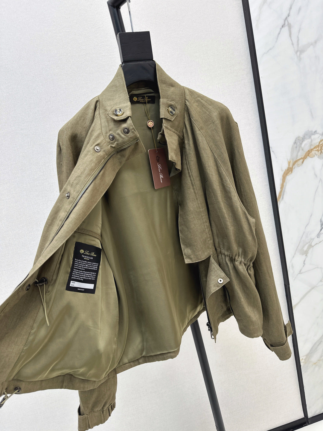 Loro 25fw drawstring jacket
