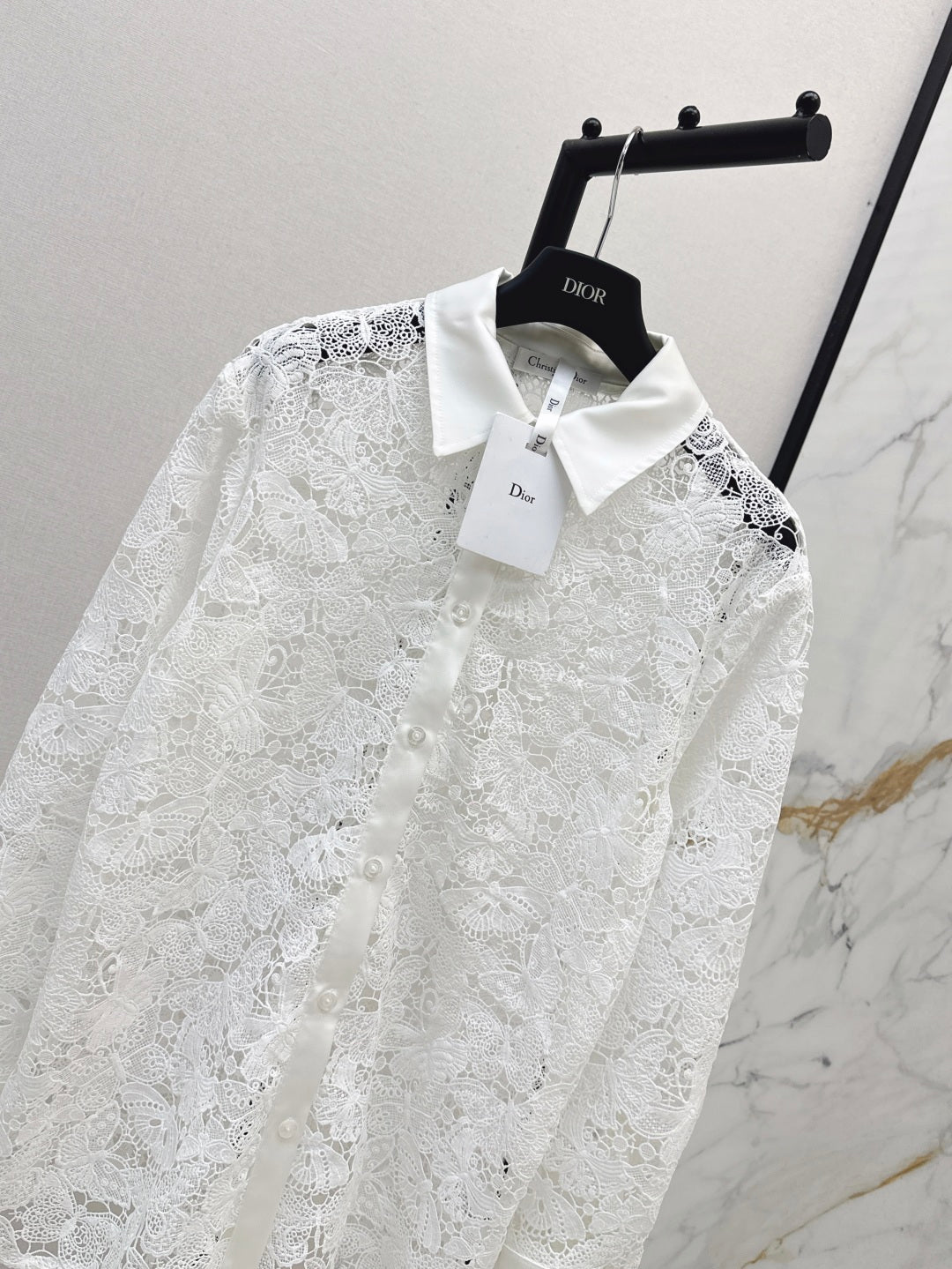 CD 25fw lace shirt