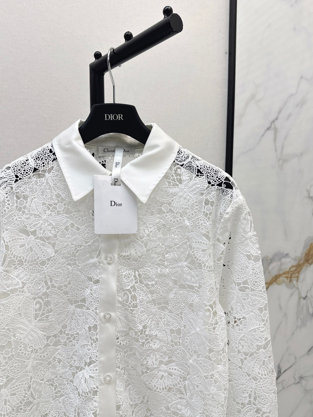 CD 25fw lace shirt