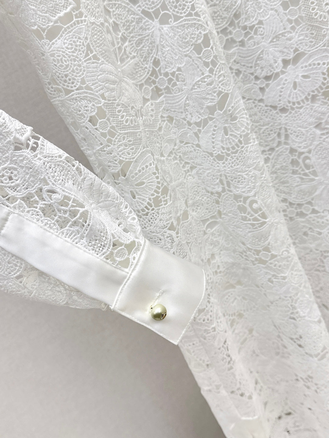 CD 25fw lace shirt dress