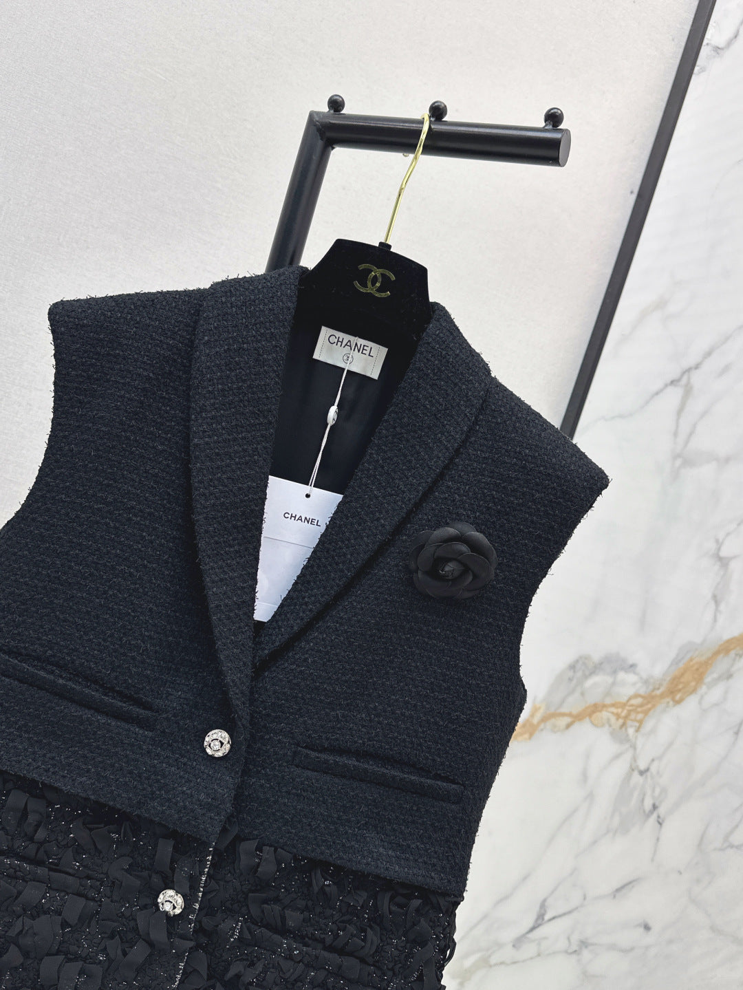 Chan 25fw woven vest