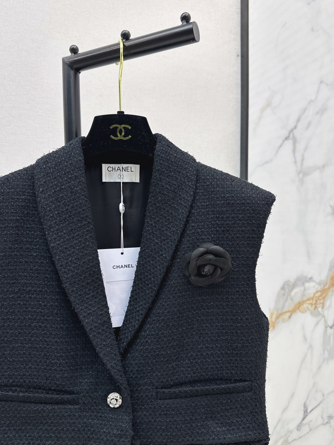 Chan 25fw woven vest