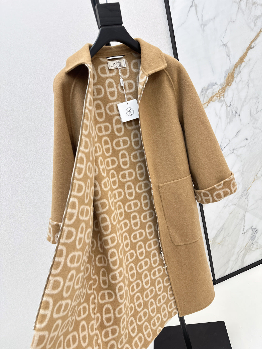 Herm 25fw cashmere coat