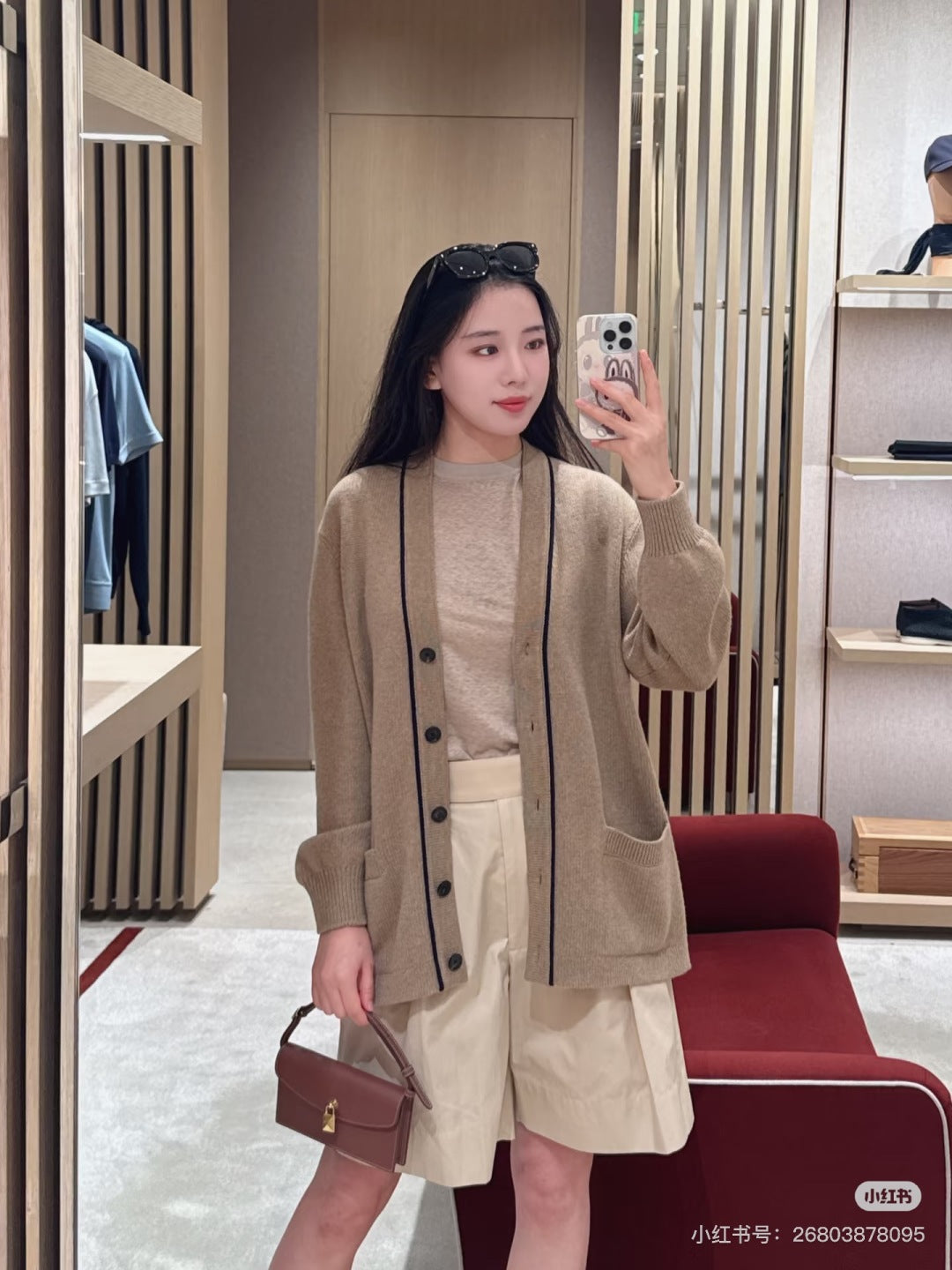 Loro 25fw cashmere cardigan