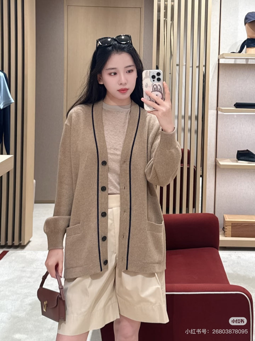 Loro 25fw cashmere cardigan
