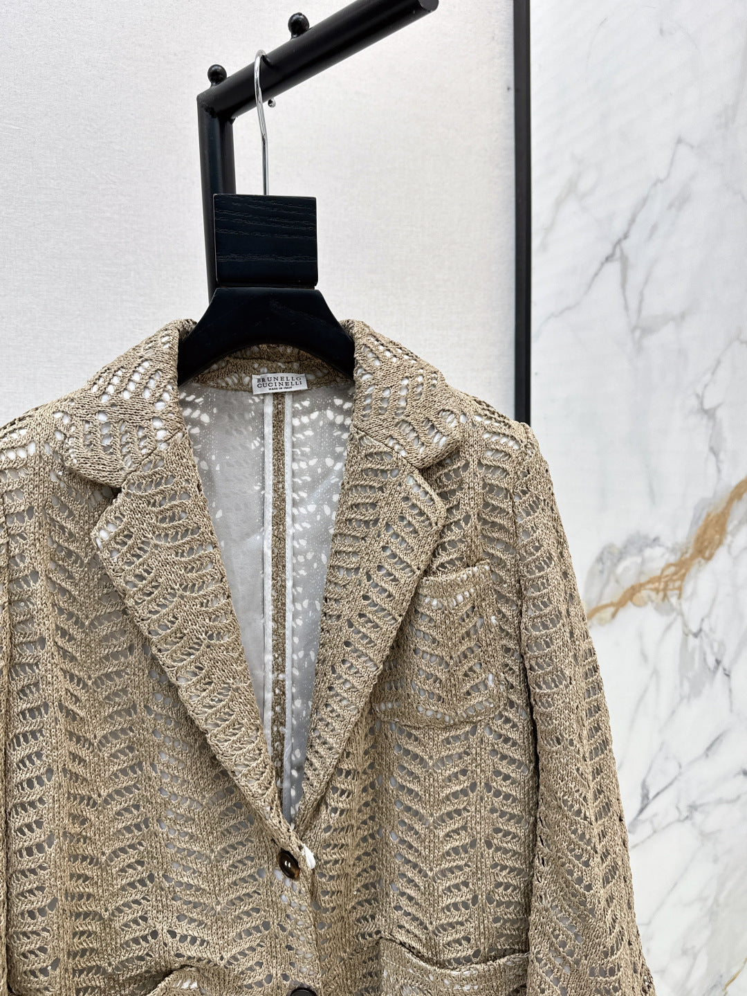 Brune 25fw hollow blazer