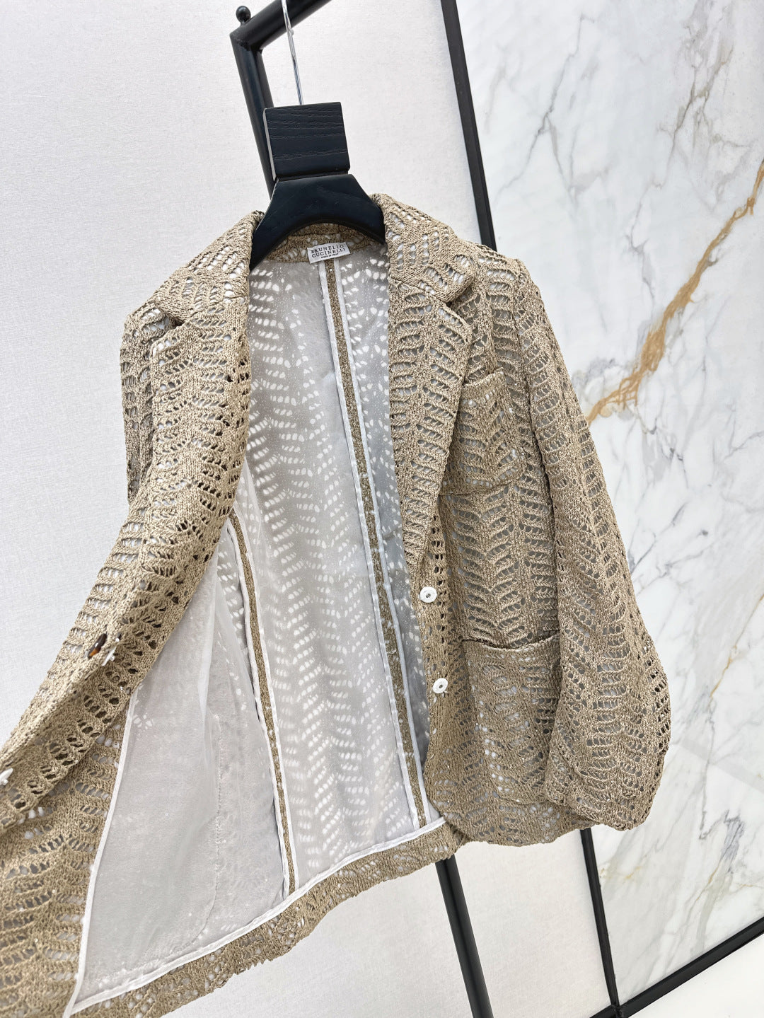 Brune 25fw hollow blazer