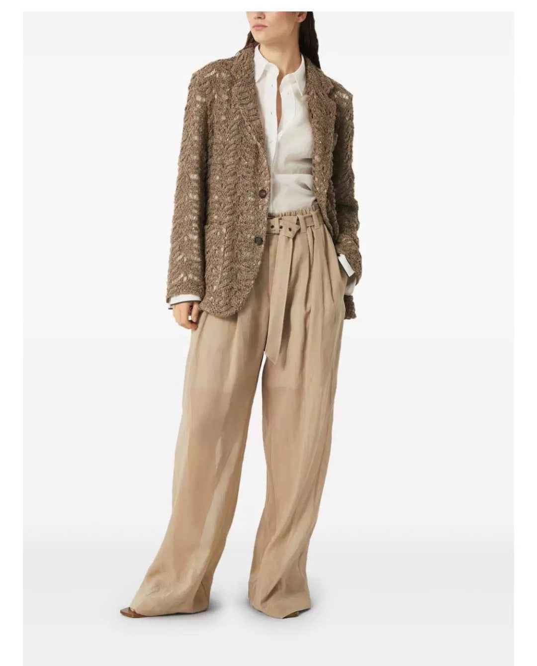 Brune 25fw hollow blazer
