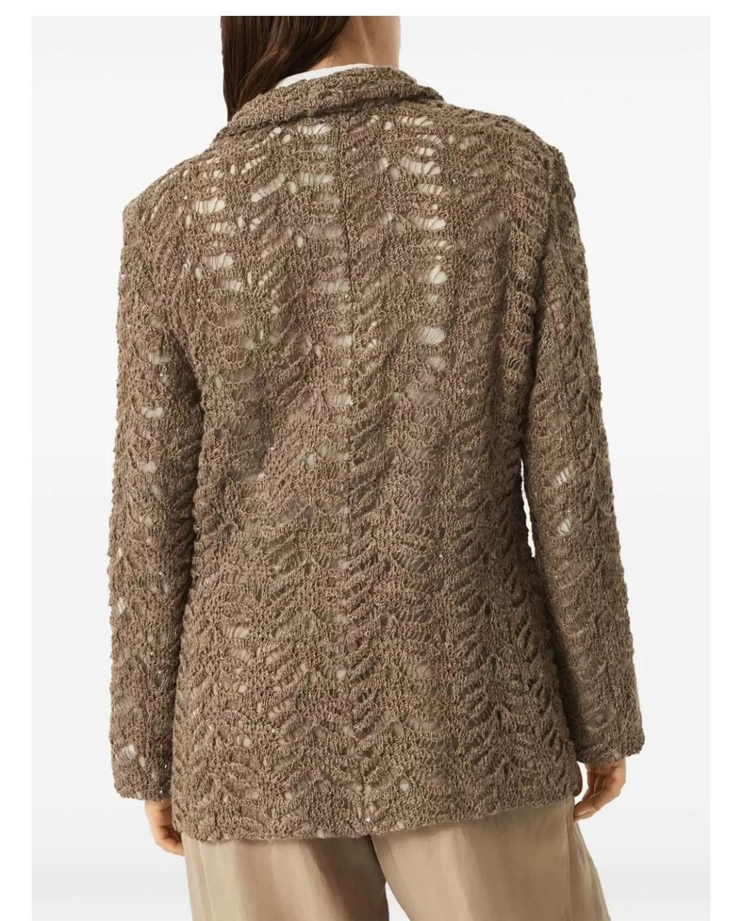 Brune 25fw hollow blazer