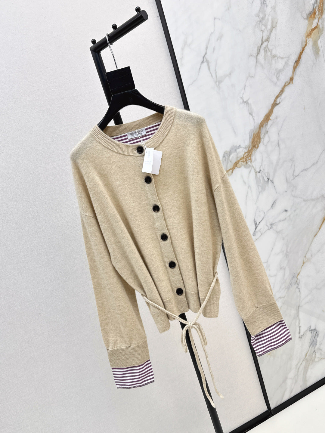 Brune 25fw cashmere cardigan