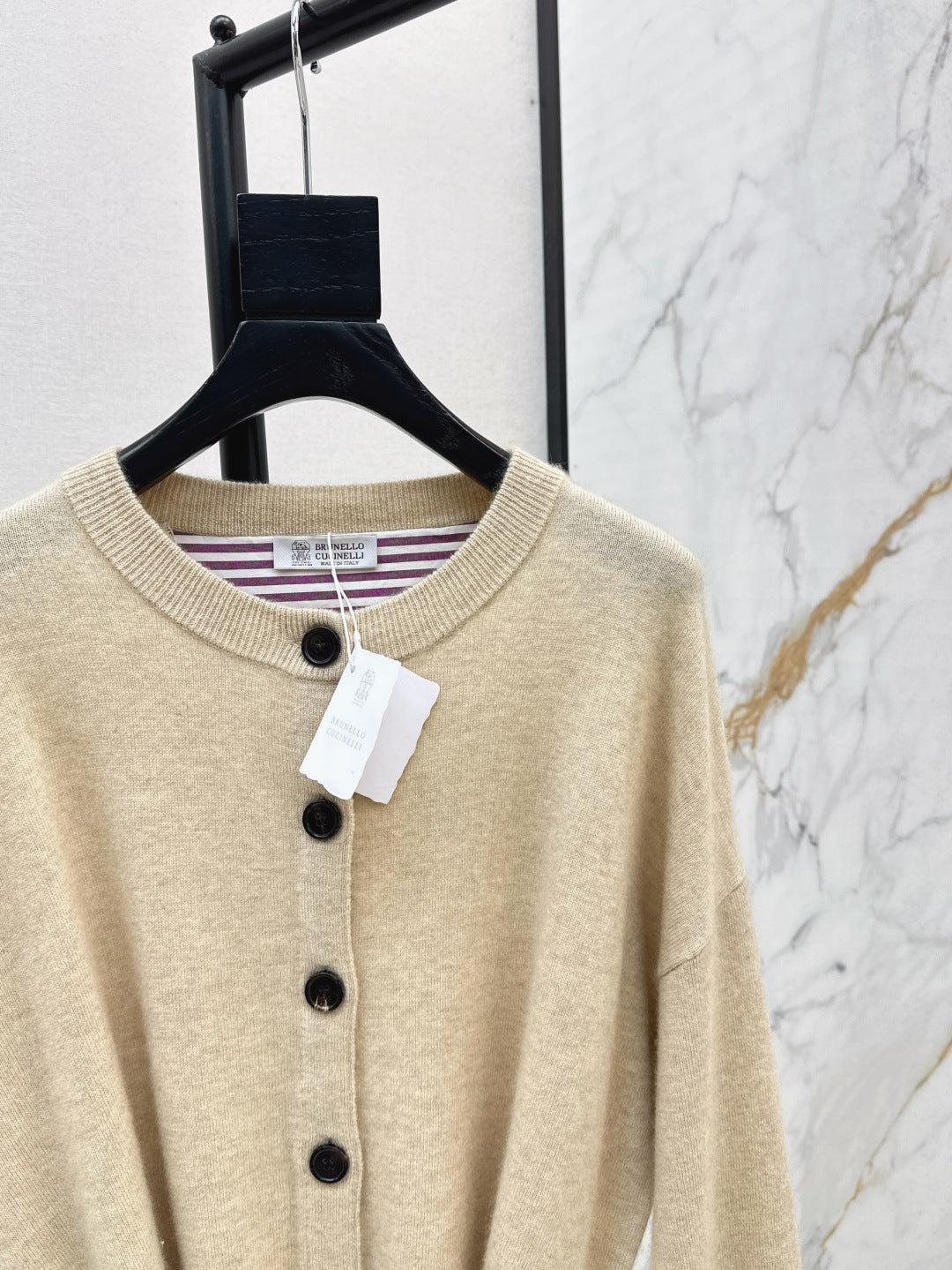 Brune 25fw cashmere cardigan