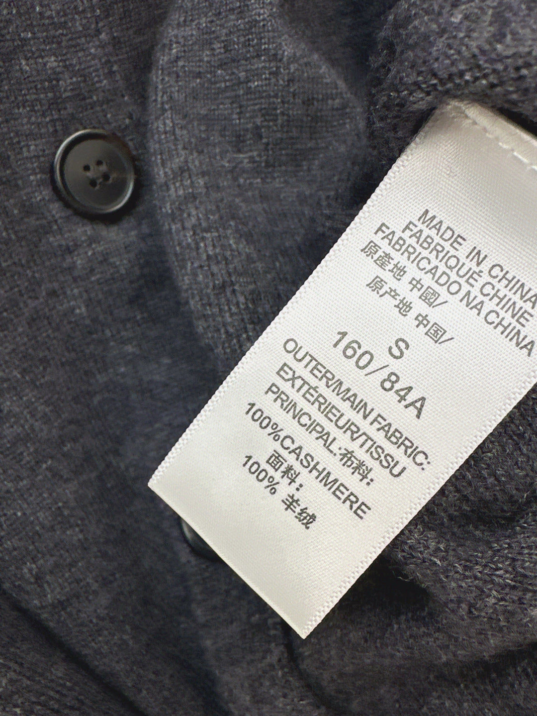 Brune 25fw cashmere cardigan