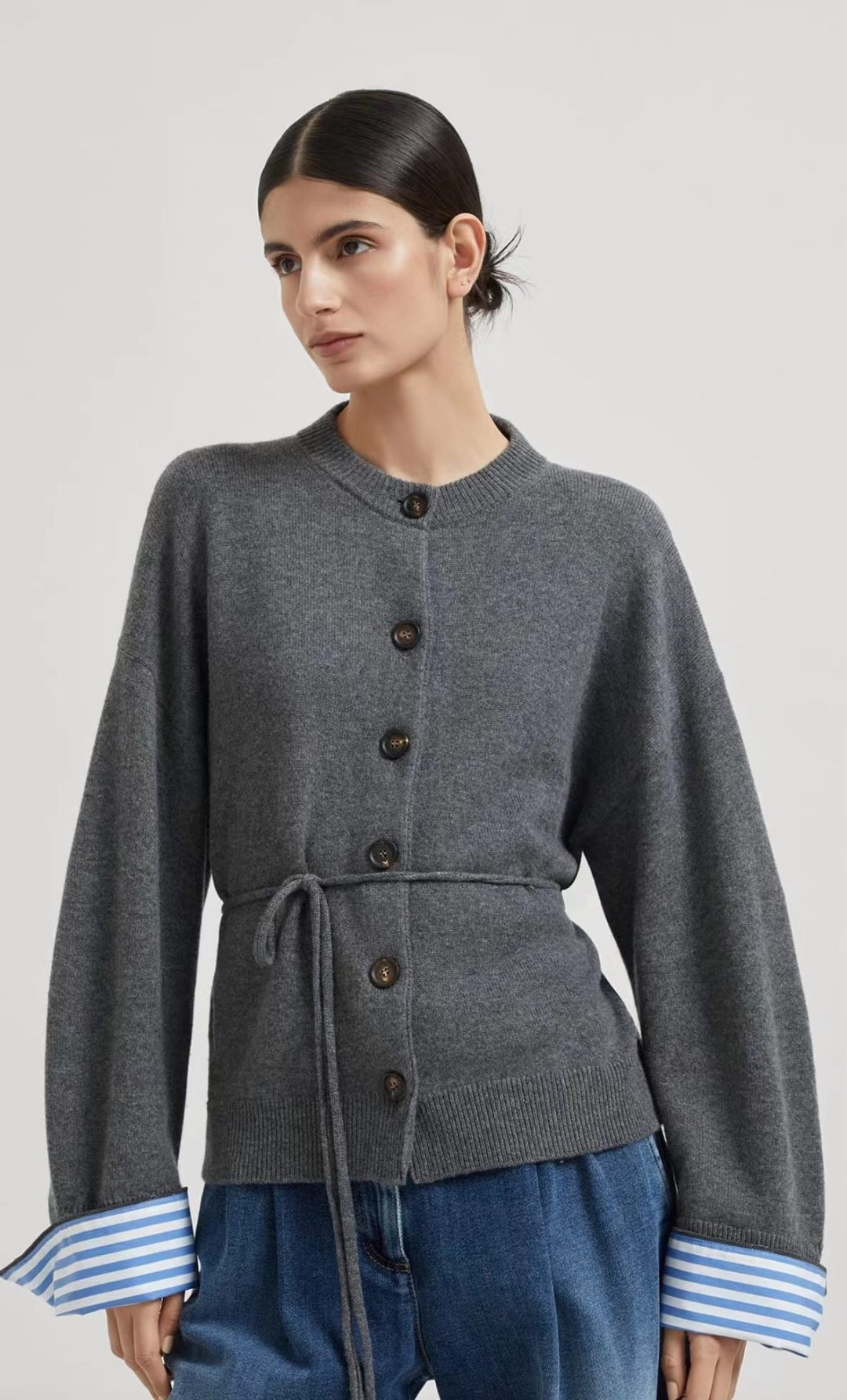 Brune 25fw cashmere cardigan