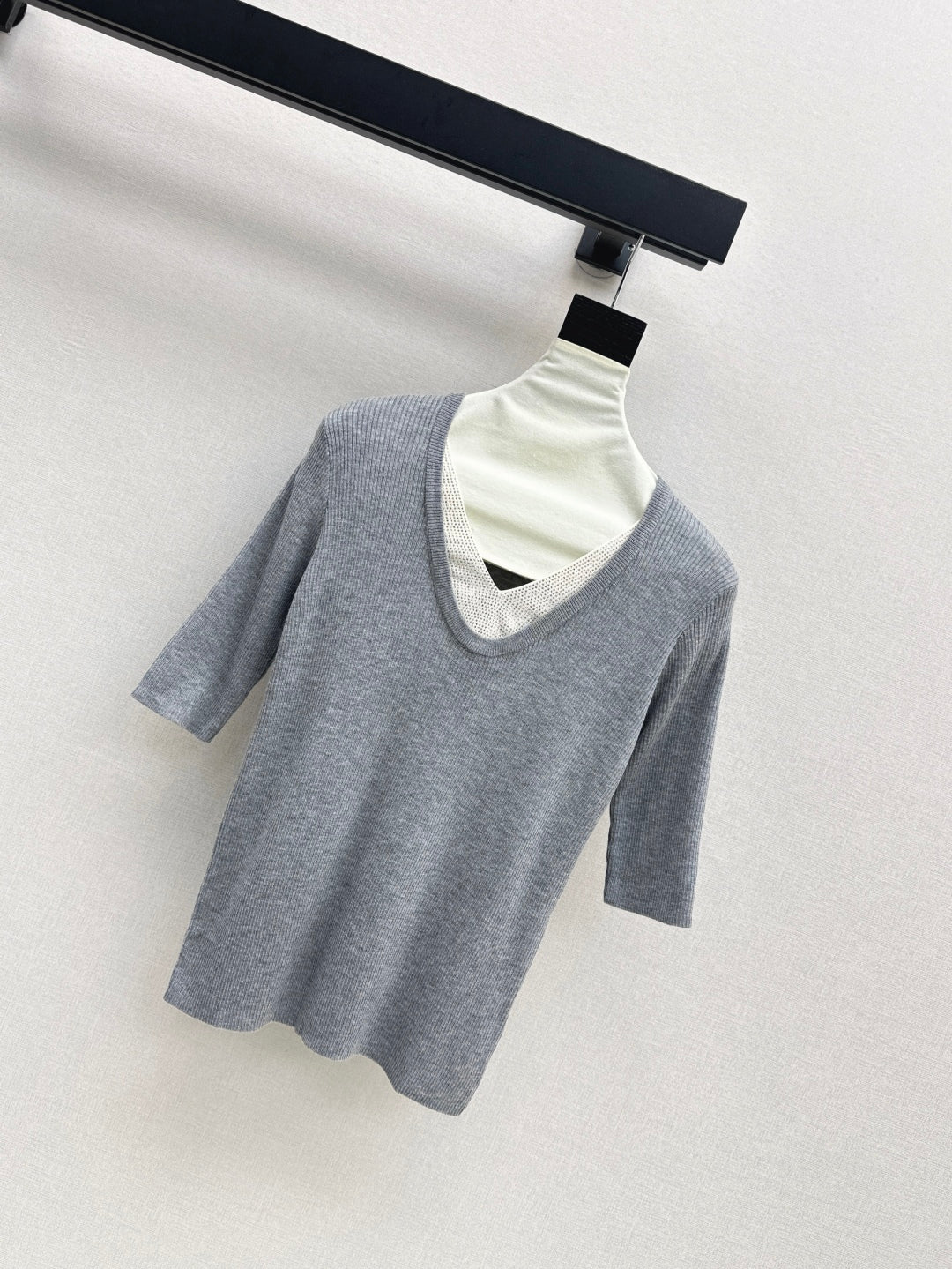 Brune 25fw knitted shirt