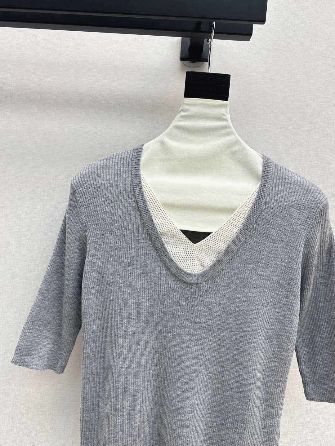 Brune 25fw knitted shirt