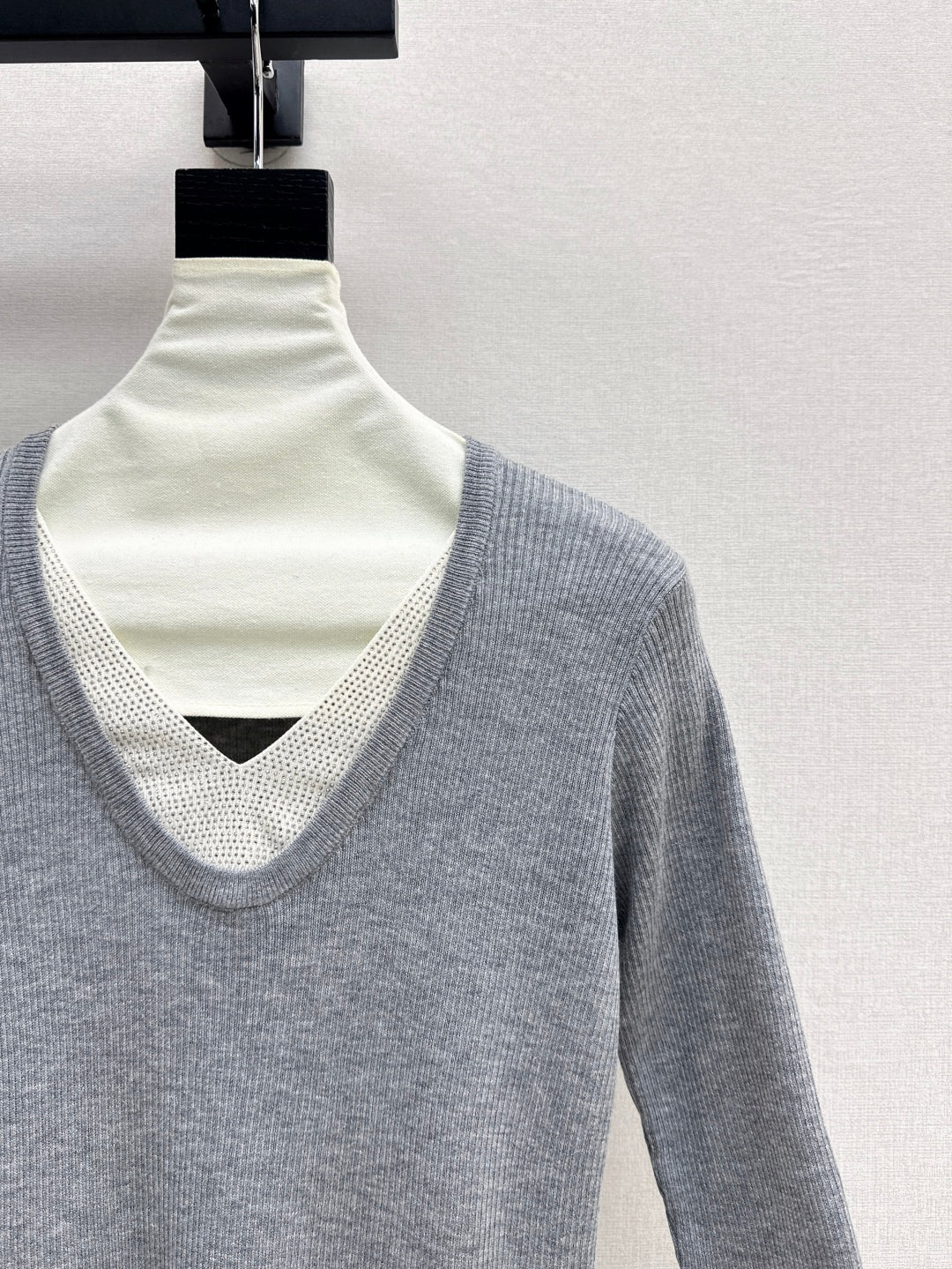 Brune 25fw knitted shirt