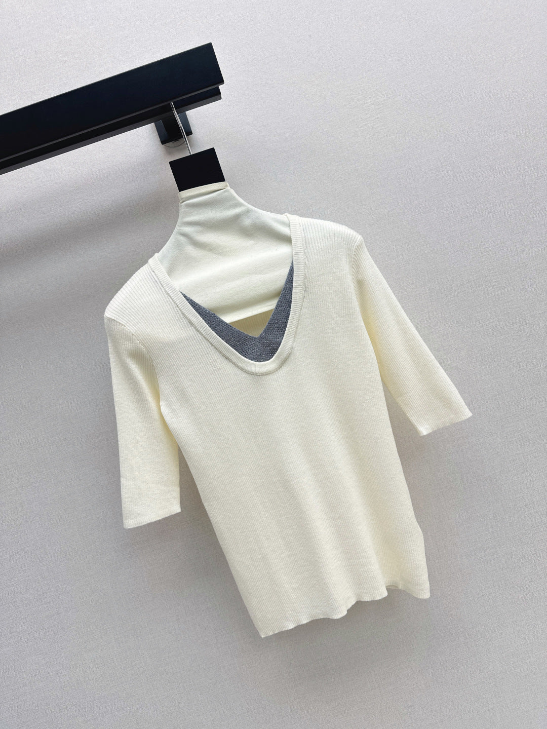 Brune 25fw knitted shirt