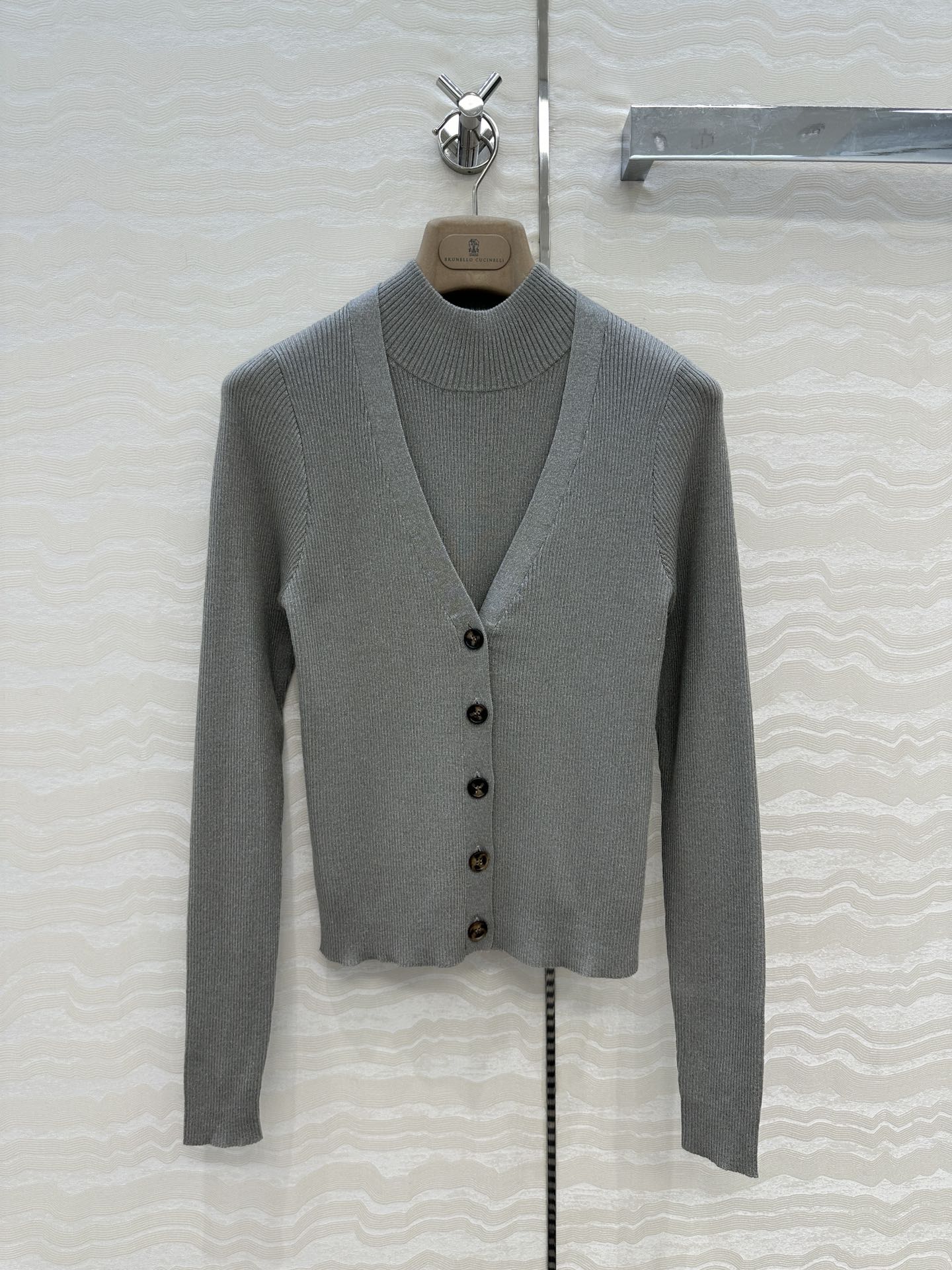 Brune 25fw cardigan vest set