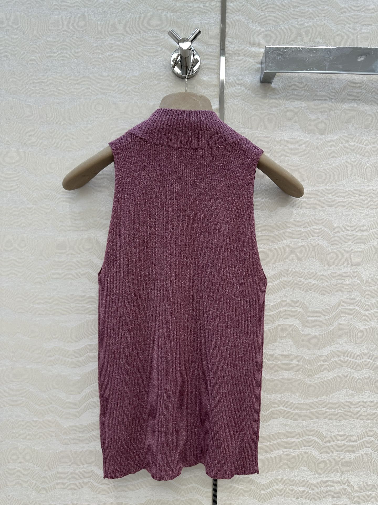 Brune 25fw knitted cardigan vest set