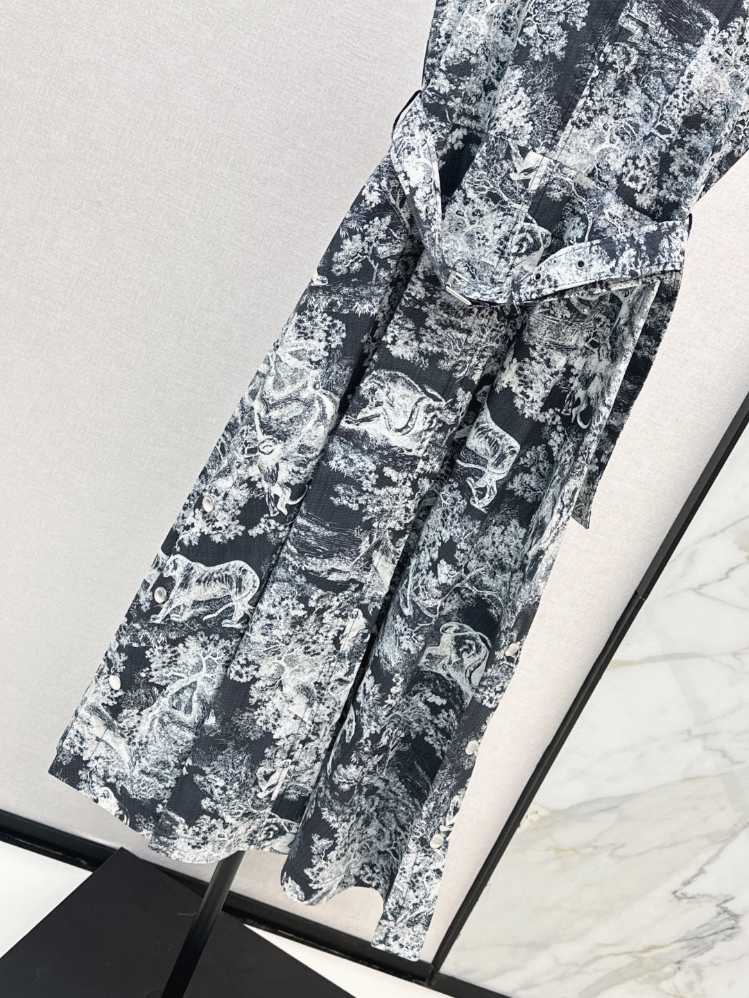CD 25ss printed dress