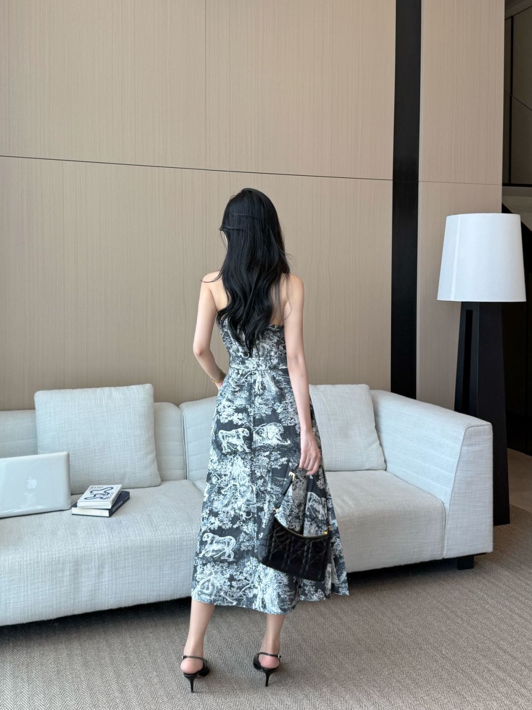 CD 25ss printed dress