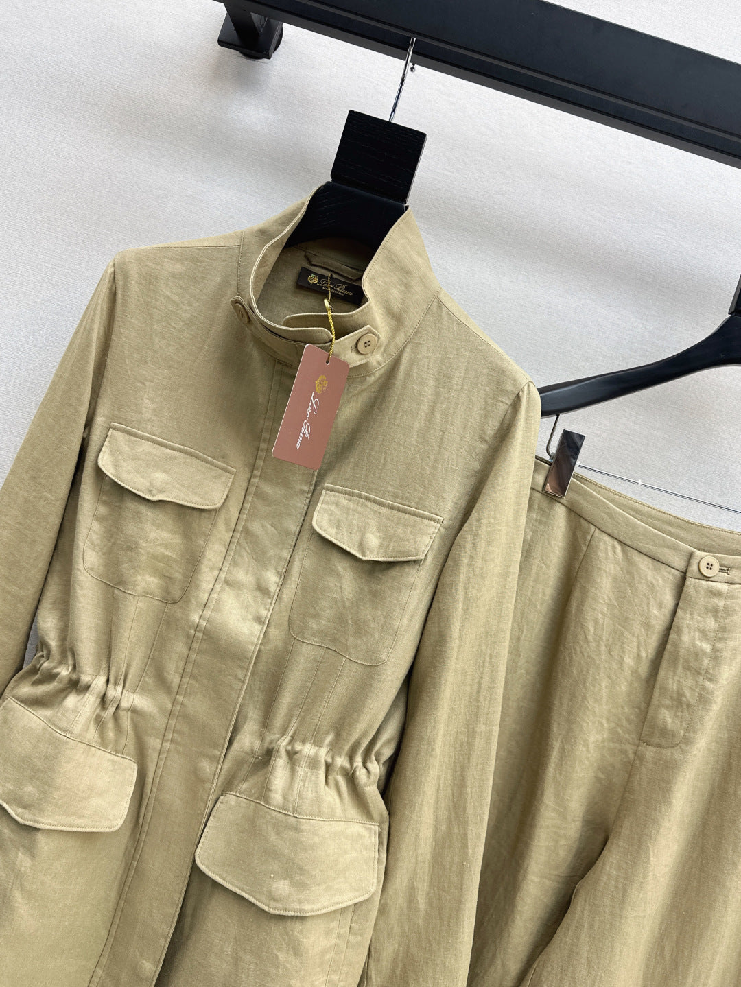 Loro 25fw linen suit