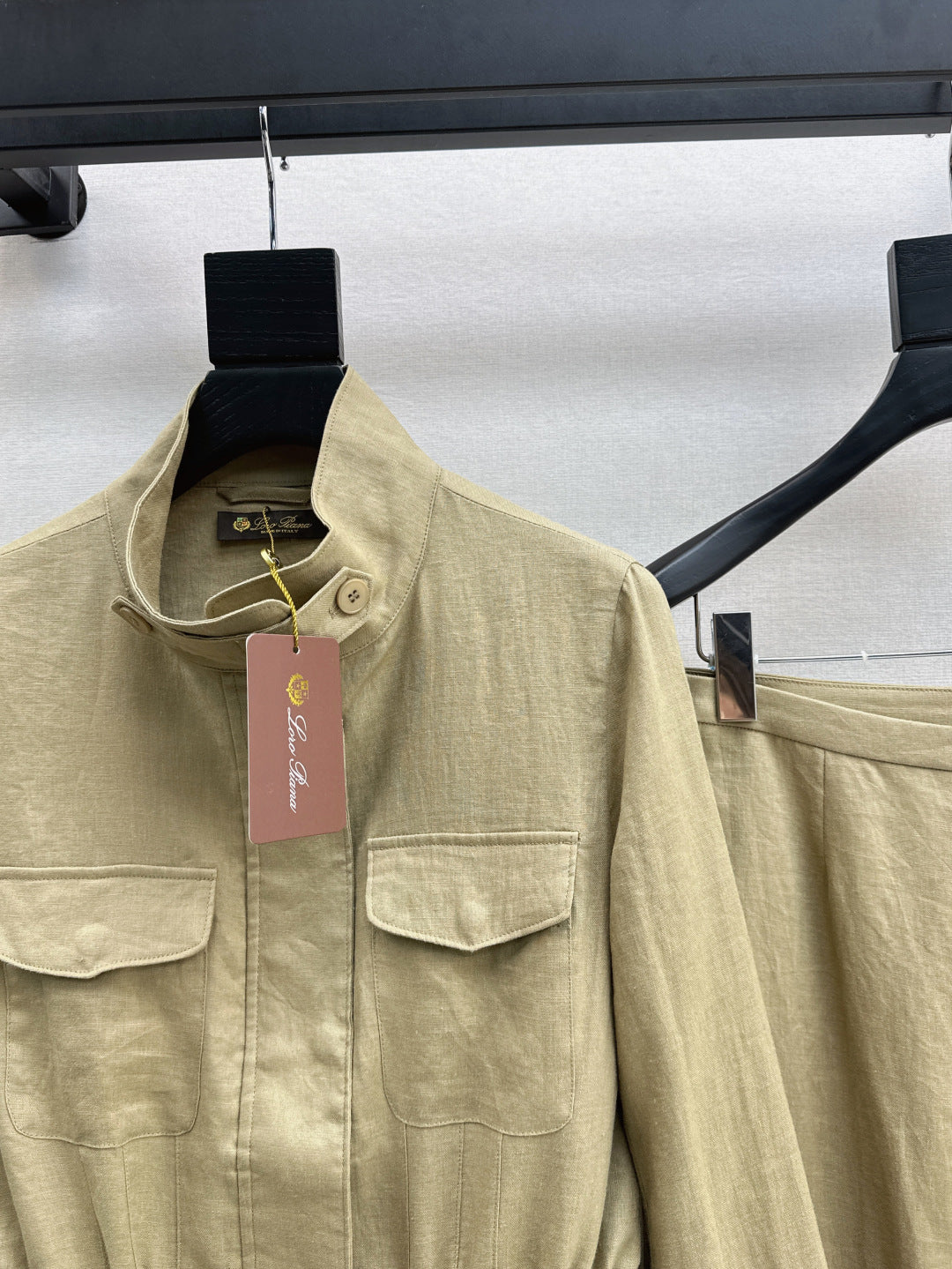 Loro 25fw linen suit
