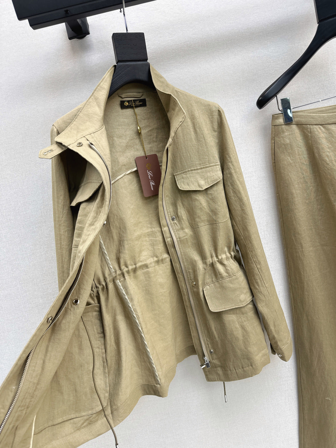 Loro 25fw linen suit