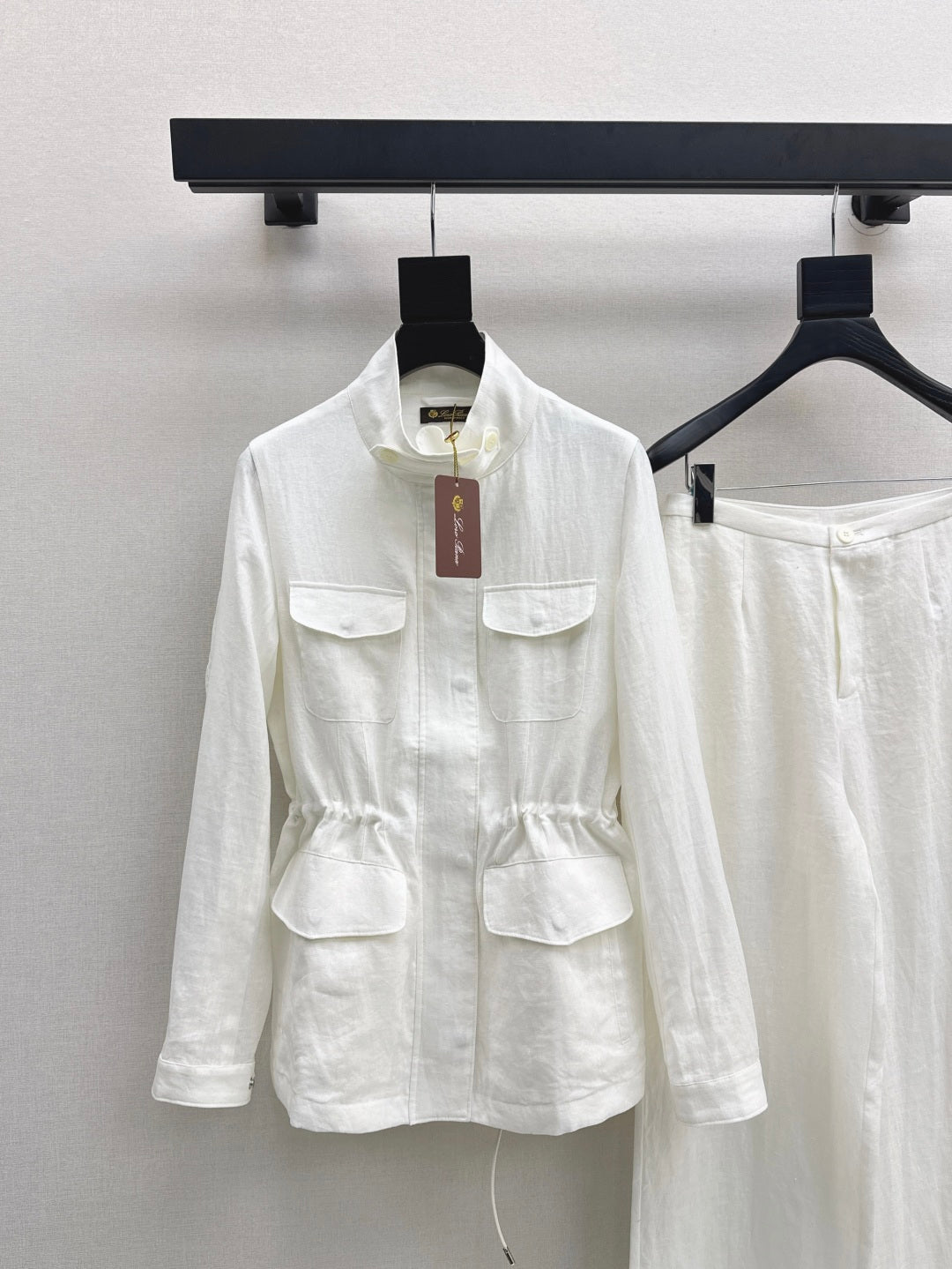 Loro 25fw linen suit