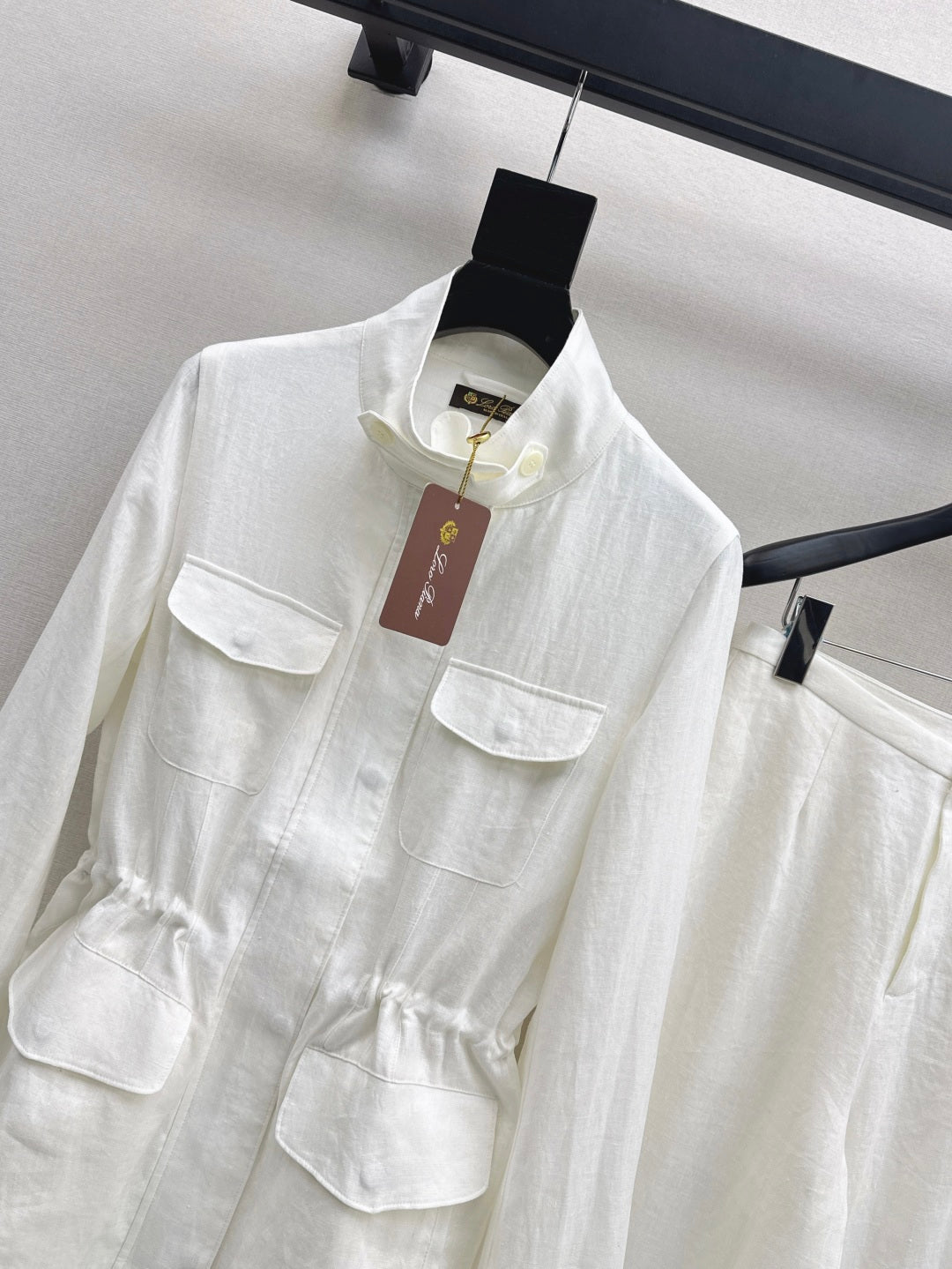 Loro 25fw linen suit