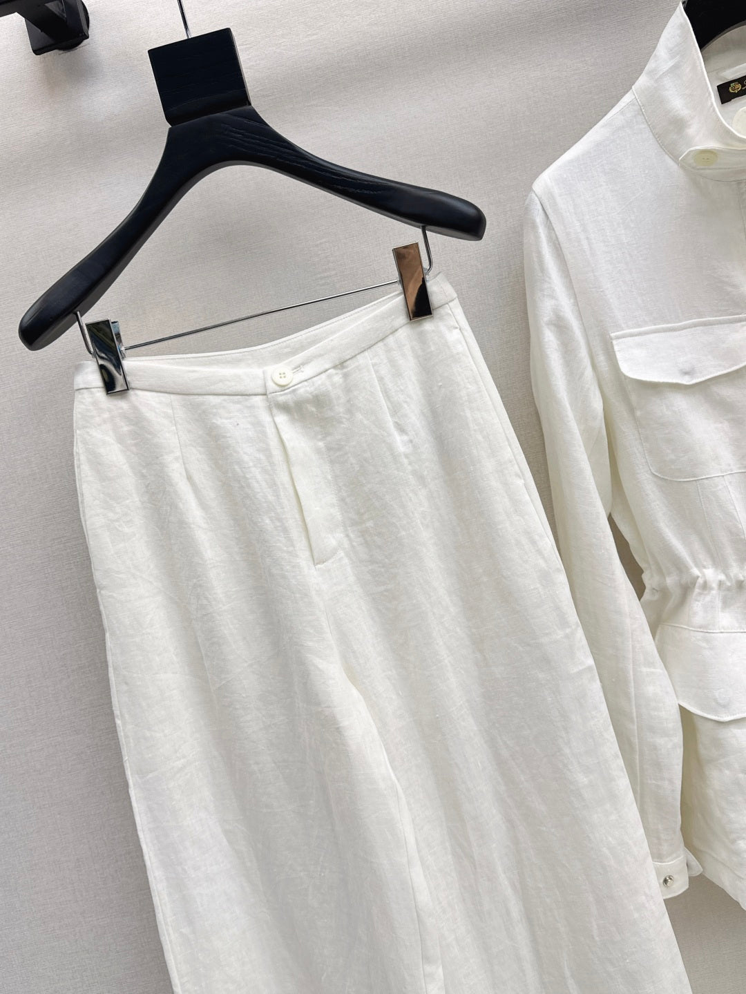 Loro 25fw linen suit