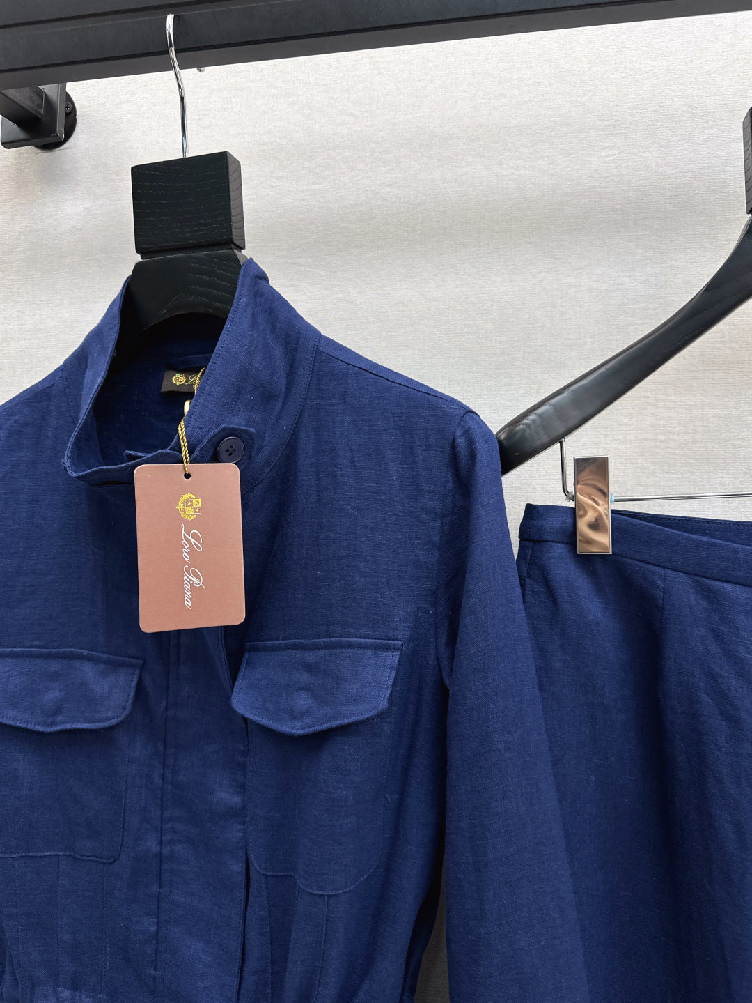 Loro 25fw linen suit