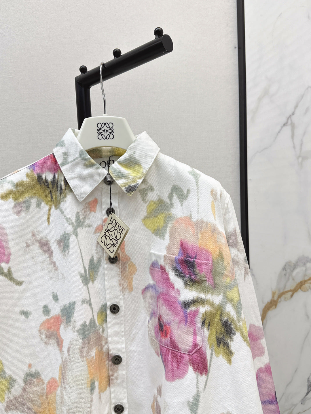Loe 25fw printed jacket